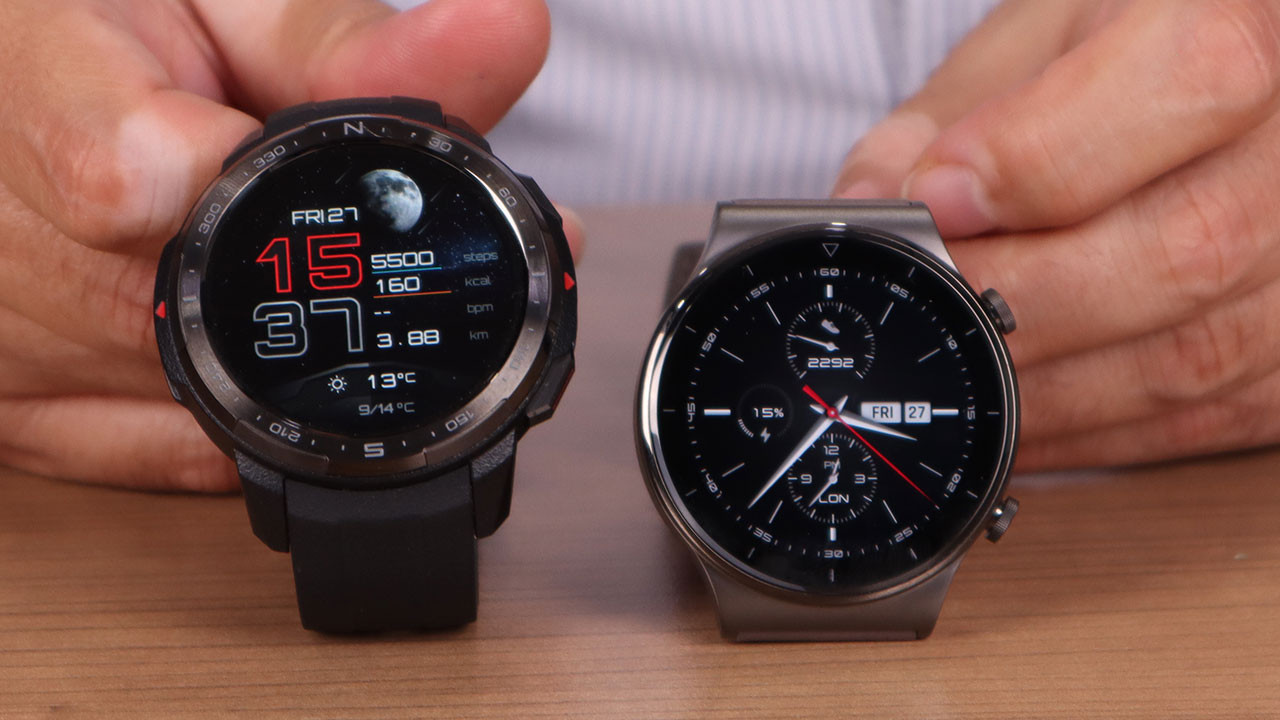 We compared the Huawei Watch GT 2 Pro with the Honor Watch GS Pro