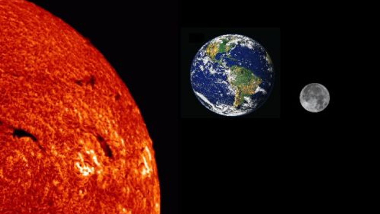 Солнце и земля одинакового размера. Солнце и земля. Земля Луна солнце. Солнце во много раз больше земли. Луна больше земли.
