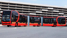 Çin dünyanın en uzun elektrikli otobüsünü tanıttı!