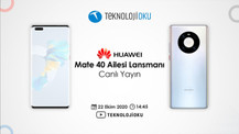 Huawei Mate 40 ailesini canlı yayında değerlendireceğiz!