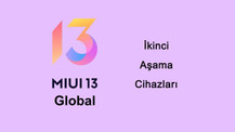 MIUI 13'ün Global sürümleri için ikinci parti cihazlar yayınlandı! [Resmi]