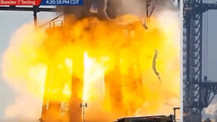 Mars roketi Starship test sırasında patladı!