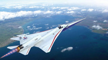 NASA'nın X-59 uçağı süpersonik hızlara minimal ses patlamasıyla ulaşıyor