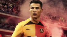 C.Ronaldo Galatasaray’a imzayı attı; meşaleler yakıldı