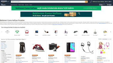 Amazon.com.tr Beklenen Cuma indirimi başladı