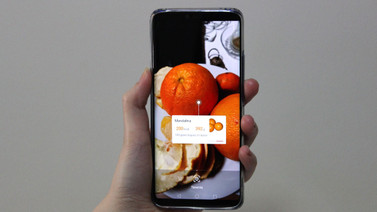 Huawei Mate 20 Pro yiyecek tanımlama