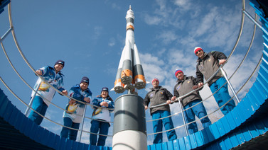 Soyuz MS 12 sonunda yolunu buldu!