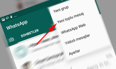 WhatsApp’ta toplu mesaj nasıl gönderilir?