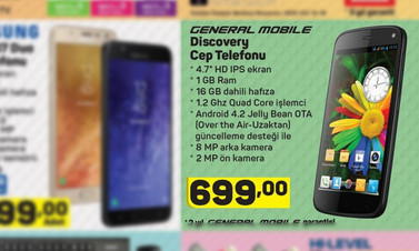 General Mobile Discovery A101'e geliyor