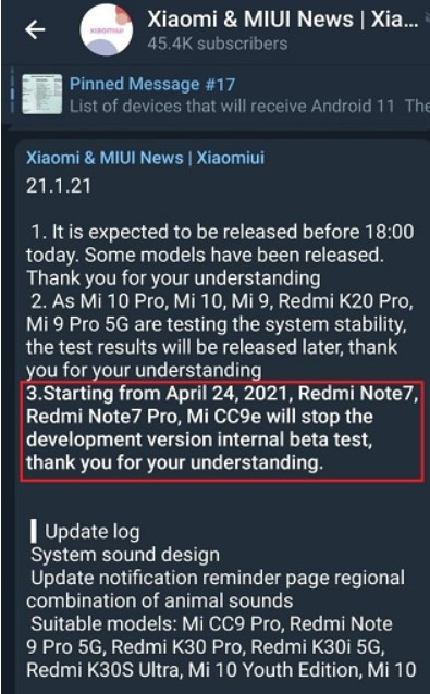 Xiaomi bu telefonları için güncelleme desteğini kesti! - Resim : 1