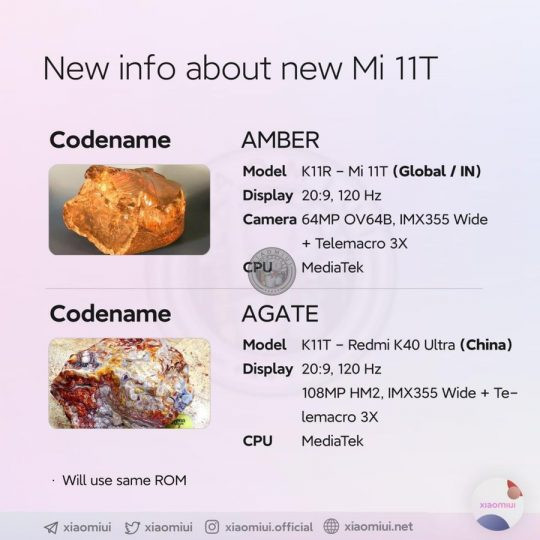 Xiaomi Mi 11T "Kehribar" kod adıyla geliyor! - Resim : 2
