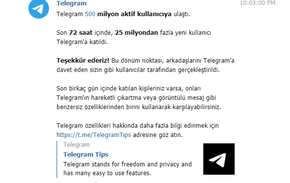 Türkiye gaz verince Telegram rekor kırdı! WhatsApp işine bak koçum! - Resim : 1