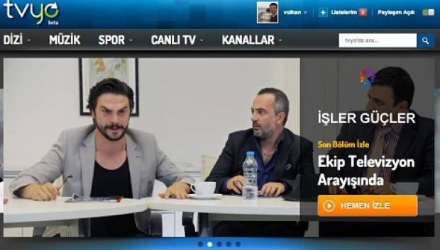 Yepyeni Android uygulaması Tvyo - Resim: 1