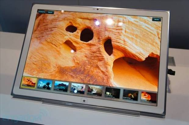 Panasonic'in 20 inçlik WP8 tablet prototipi CES 2013'te - Resim: 1