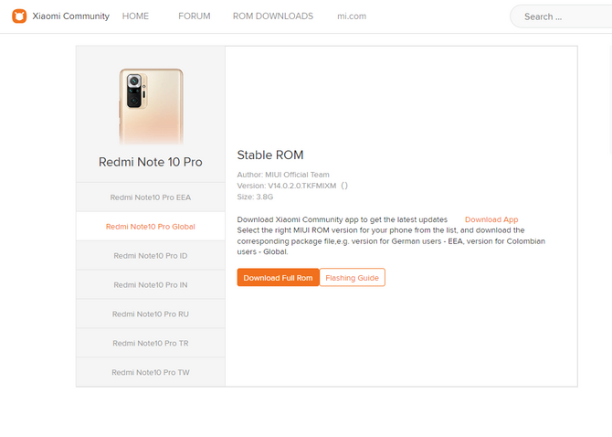 Xiaomi güncellemelerini resmi olarak öğrenebileceğiniz site!