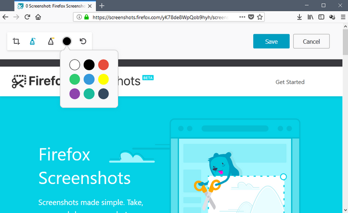 Firefox'a ekran görüntüsü alma ve düzenleme özelliği geldi! - Resim : 1