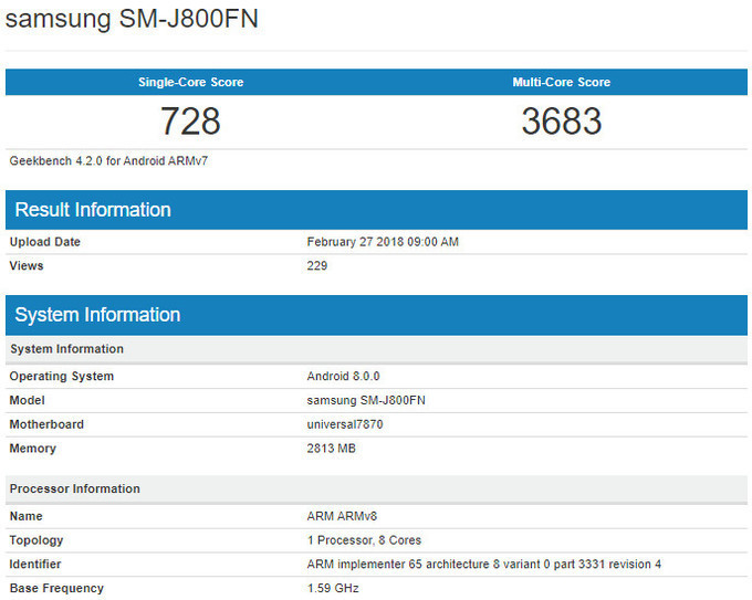 Samsung Galaxy J8 tanıtım öncesi sızdırıldı - Resim : 1