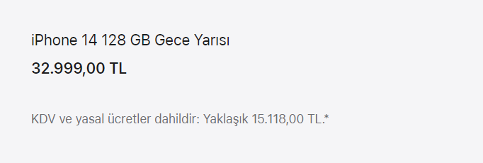 Apple iPhone 14 Türkiye fiyatını 18 bin TL’ye düşürmeye hazırlanıyor! Yok satacak! - Resim : 1