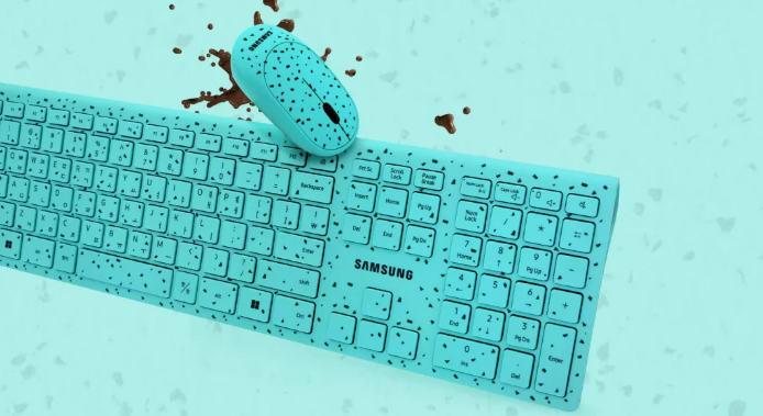 Samsung tarafından tanıtılan yeni mouse ve klavye görenlerin iştahını kabartıyor - Resim : 1