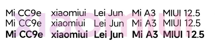 MIUI 13 Fontu “Mi Sans” Piyasaya Sürülmeden Önce Sızdırıldı! - Resim : 2