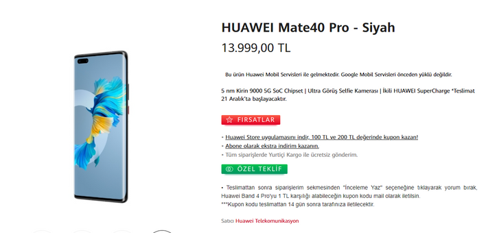 Huawei Mate 40 Pro Türkiye fiyatı ile şaşırttı - Resim : 1