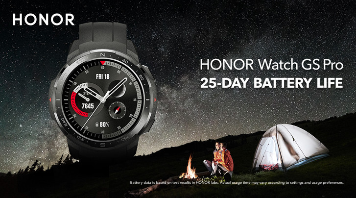 25 gün pil süresi sunan akıllı saat Türkiye'de! HONOR Watch GS Pro - Resim : 1