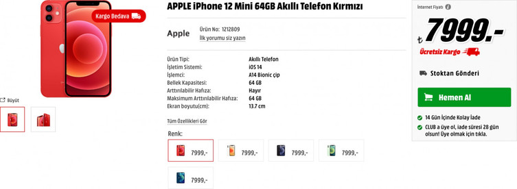 iPhone 12 fiyatı Türkiye'de dibi gördü! - Resim : 1
