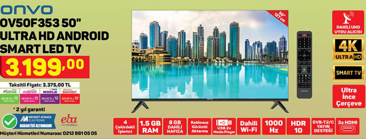 A101 - 15 Nisan 2021 - Uygun fiyatlı TV ve telefon fırsatı! - Resim : 2