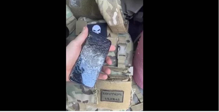 iPhone 11 Pro Ukraynalı bir askeri kurşundan korudu! - Resim : 1