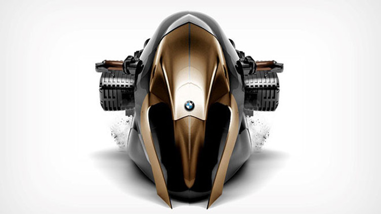 Türk tasarımcıdan ilginç BMW motosiklet tasarımı - Resim : 3