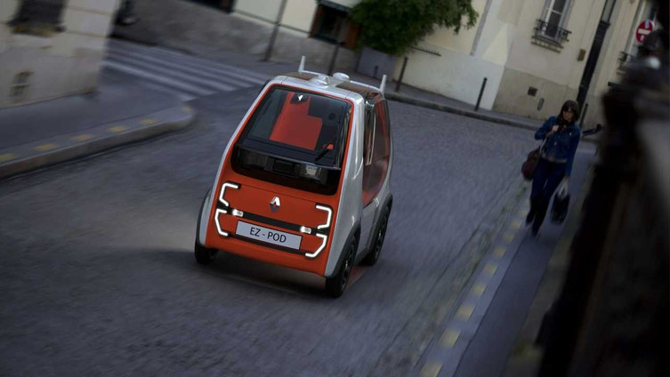 Renault EZ-Pod sürücüsüz taşımacılık yapacak - Resim : 1
