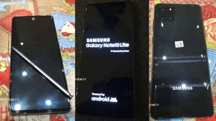 Samsung Galaxy Note 10 Lite görüntüleri sızdırıldı! - Resim : 1