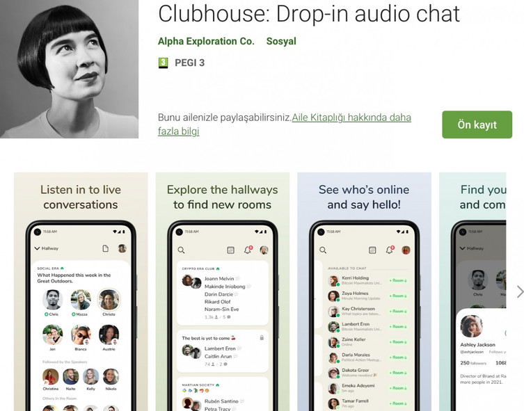 Android için Clubhouse
