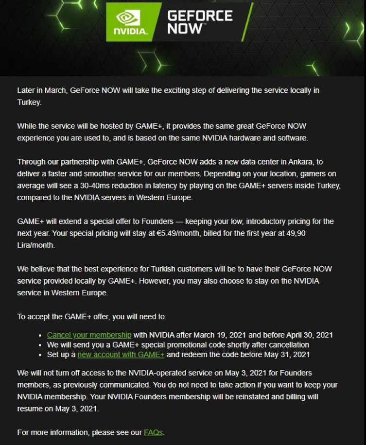Nvidia, GeForce Now Türkiye fiyatında geri vites yaptı! - Resim : 1