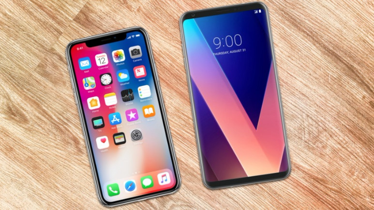 iPhone X ile LG V30 karşı karşıya!