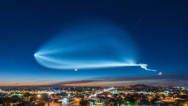SpaceX'in Falcon 9 roketine bir de böyle bakın