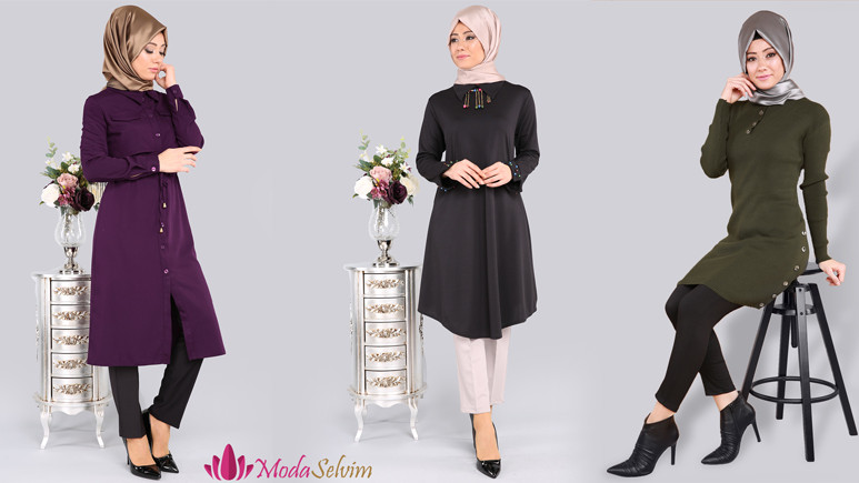 Tesettür tunik modelleri ile hangi giysiler giyilebilir?