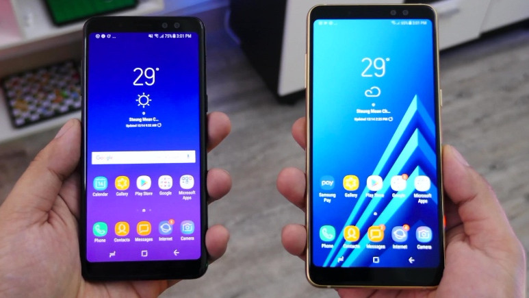 Galaxy A8+ (2018) için yeni güncelleme!