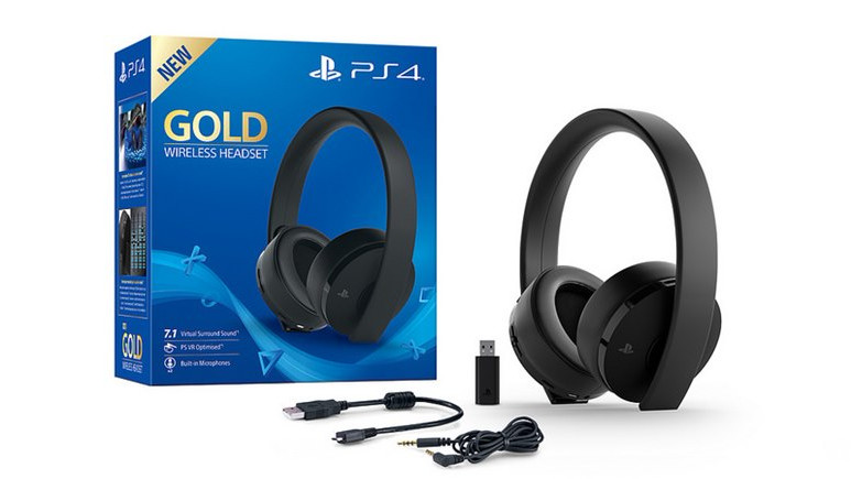 PlayStation 4 Gold kablosuz kulaklık duyuruldu!