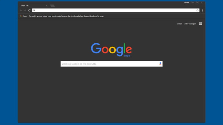 ChromeOS'e siyah tema eklendi!