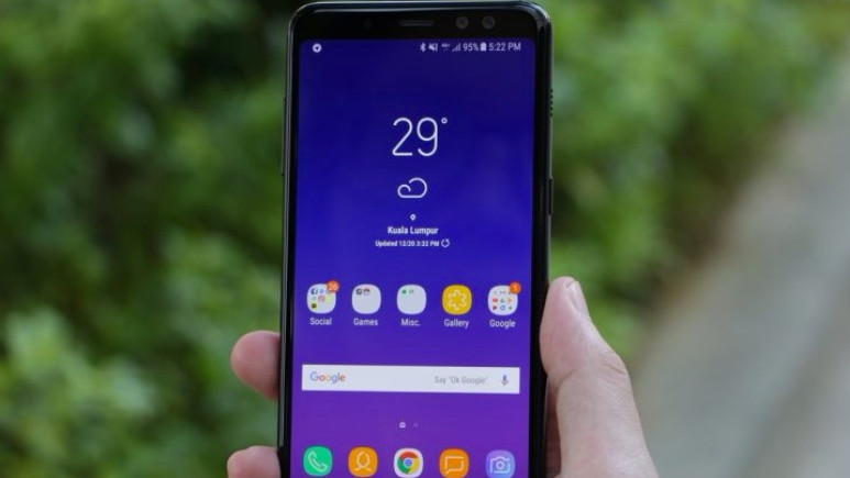 Galaxy A8 (2018) için yeni güncelleme