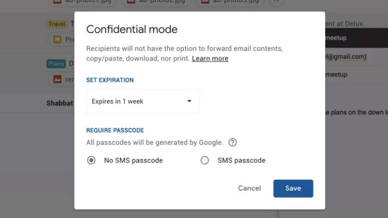 Gmail’e gizli mod özelliği geliyor