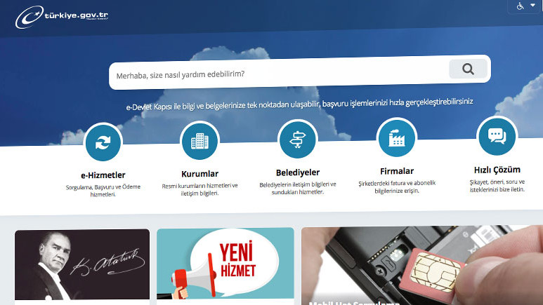 Elektrik hizmetleri de e-Devlet'te