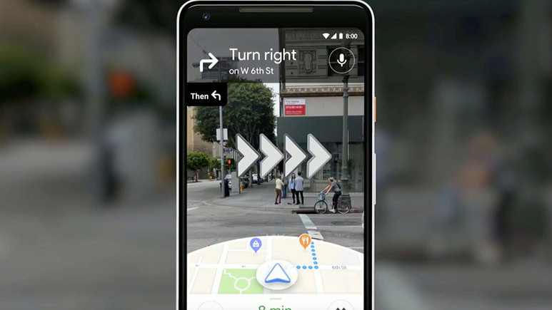 Google kameralı navigasyon ile kaybolmaya son veriyor