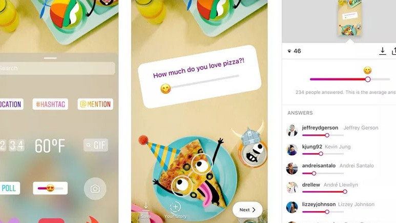Instagram Hikayeler’e emoji anket özelliği eklendi