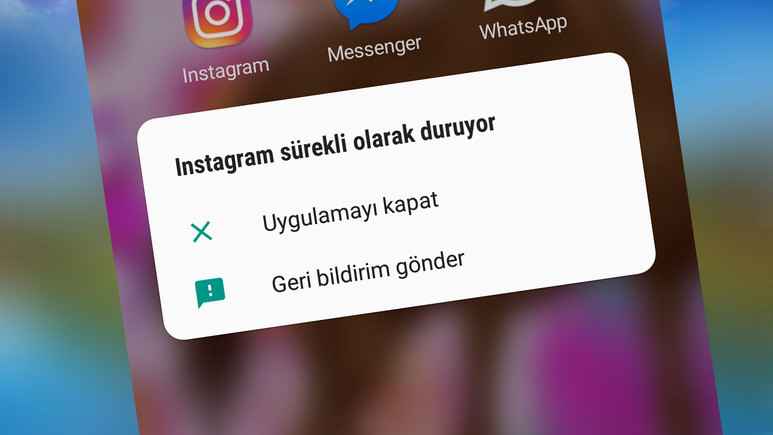 Instagram durduruldu hatası çözüldü