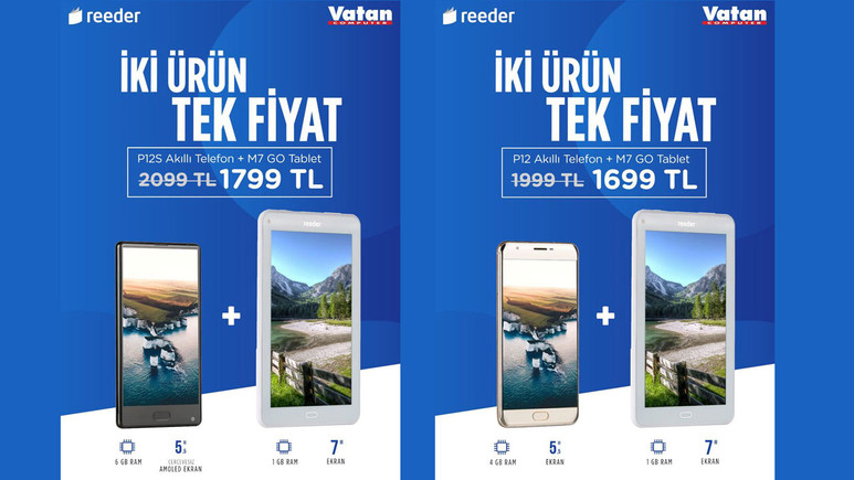 reeder telefon alana tablet hediyeli kampanya
