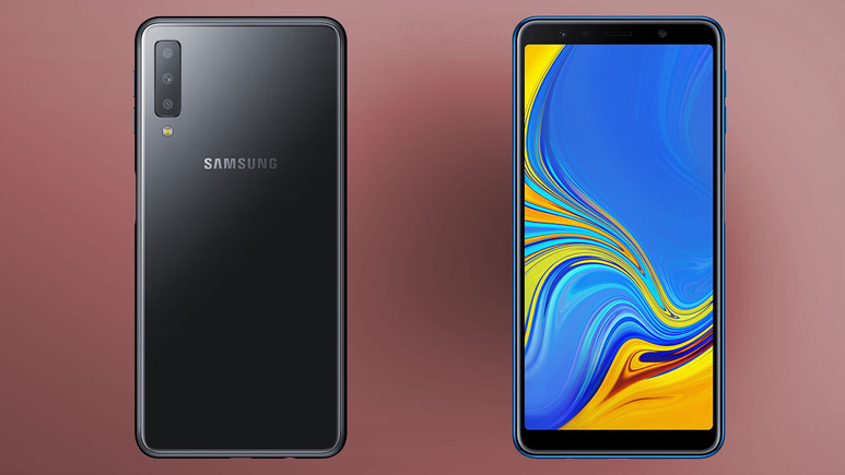 Üç arka kameralı Samsung Galaxy A7 (2018) tanıtıldı