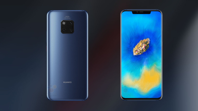 Huawei Mate 20 Pro basın görselleri sızdı