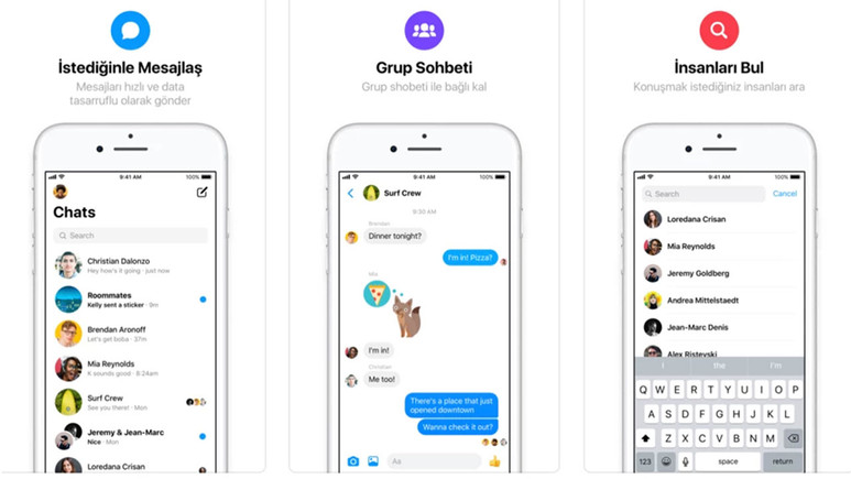 Türkiye'ye özel Facebook Messenger Lite iOS yayınlandı!